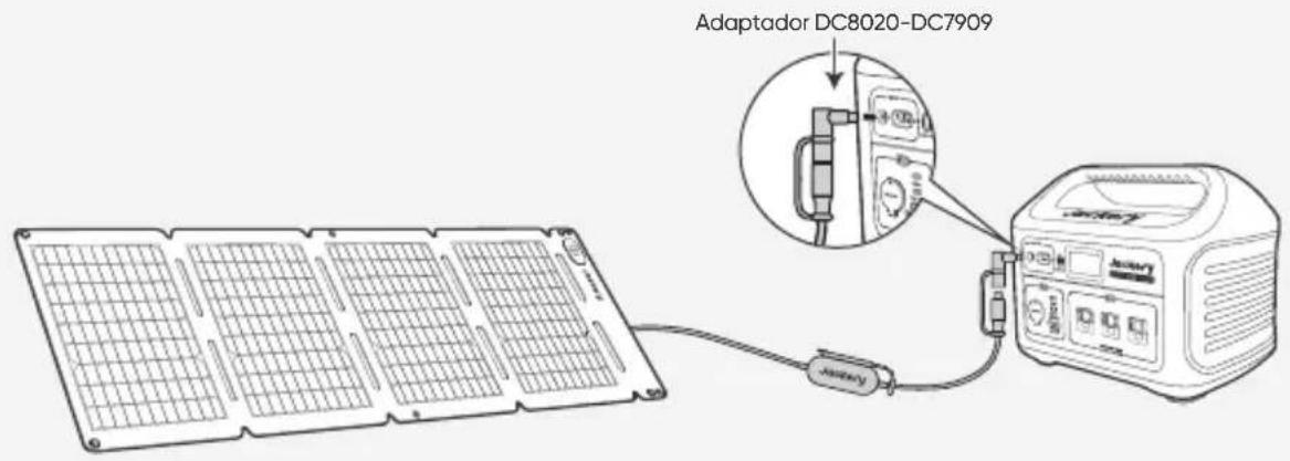 Jackery SolarSaga 40 Air - • ADAPTADOR DC8020-DC7909 - 1