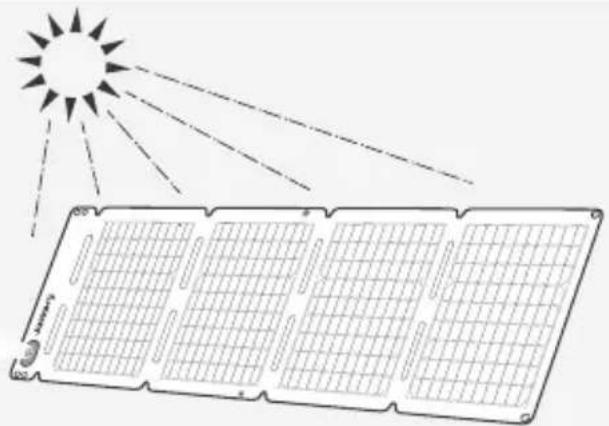 Jackery SolarSaga 40 Air - INDICADOR DEL ÁNGULO SOLAR - 2