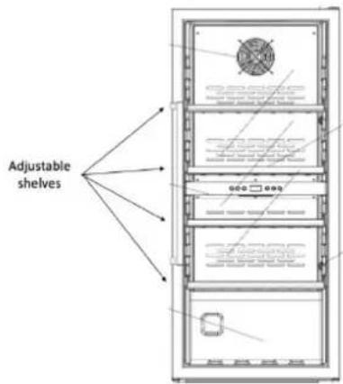 LeCépage AGK1052ZPV - Adjustable shelves - 1