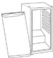LeCépage AGK1052ZPV - Changing the orientation of the door: - 4