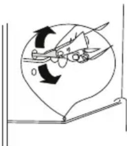 BAUKNECHT K55T0 413S - Clean drain hole - 1
