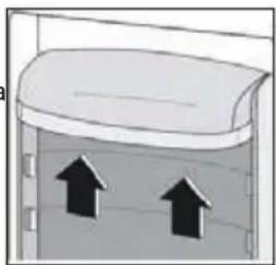 BAUKNECHT K55T0 413W - Colocación de los estantes de las puertas - 1