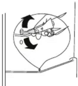 BAUKNECHT K55T0 413W - Καθαρίστε την οπή αποστράγγισης - 1