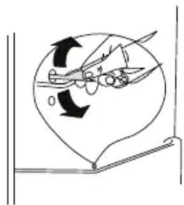 BAUKNECHT K55T0 413W - Čiščenje odtočne odprtine - 1
