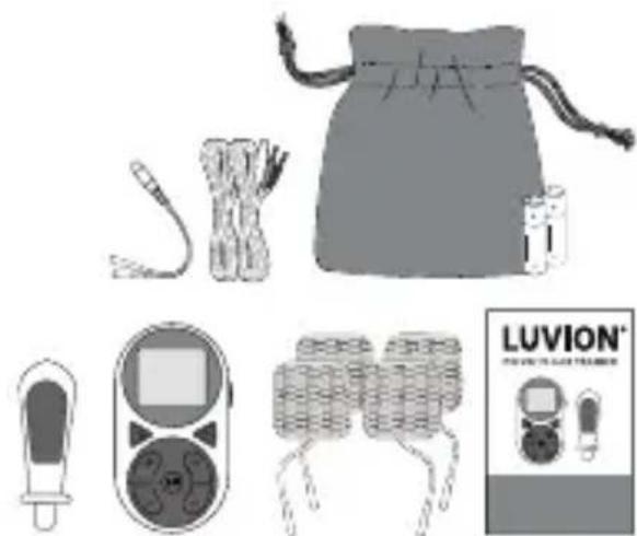 Luvion Pelvic Floor Trainer - PACKAGE CONTENTS - 1