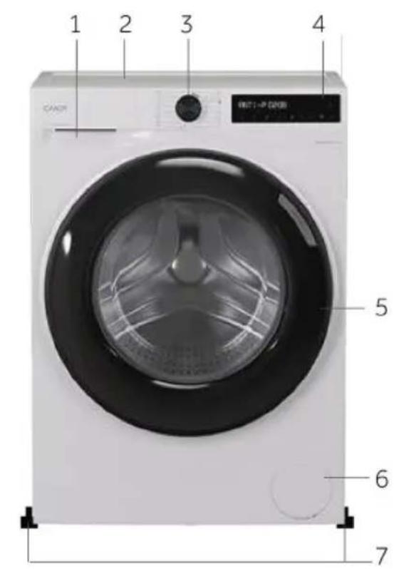 CANDY BR 414BL9-S - Imagen del aparato - 1