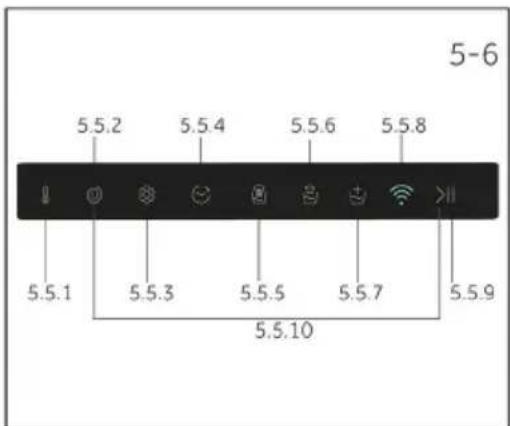 CANDY BR 414BL9-S - Pulsanti funzione - 1