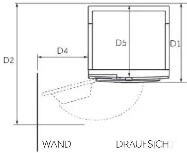 CANDY BR 414BL9-S - Abmessungen des Produkts - 2