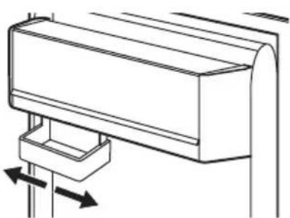 AEG PCB9000SB - Hurðarhillurnar staðsettar - 1