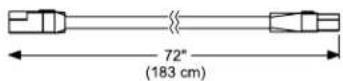 Dals Counterled Linear 9018CC - Cordons d'extensions compatibles (vendus séparément) : - 2