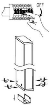 Dals Column LRB30-CC - Installation pour socle en béton - 1