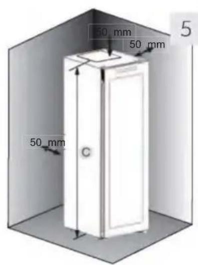 HAIER HWS127GGH1 - Espace requis - 3