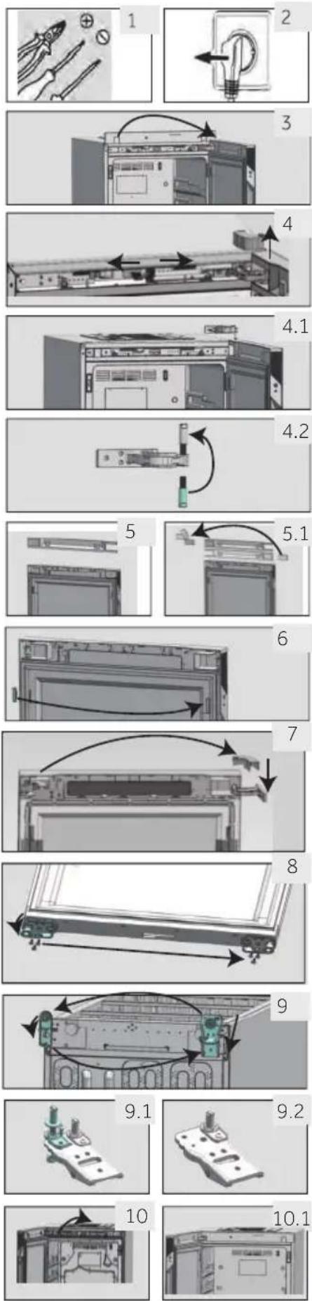 HAIER HWS127GGH1 - Étapes du montage - 1