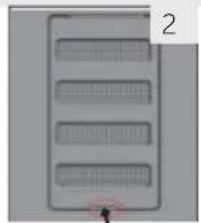 HAIER HWS127GGH1 - Changing the filter: - 2