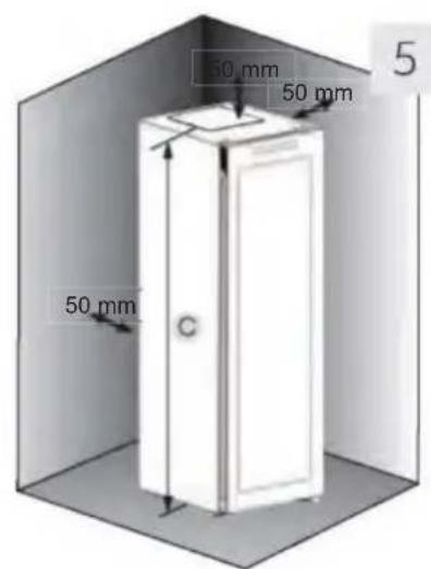 HAIER HWS127GGH1 - Requisiti di spazio - 4