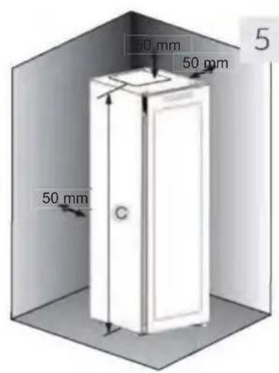 HAIER HWS127GGH1 - Wymagana przyestrzen - 4