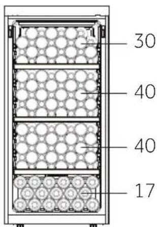 HAIER HWS127GGH1 - Wine bottle stacking - 6