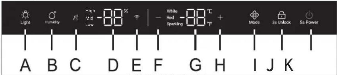 HAIER HWS127GGH1 - Touches tactiles - 1