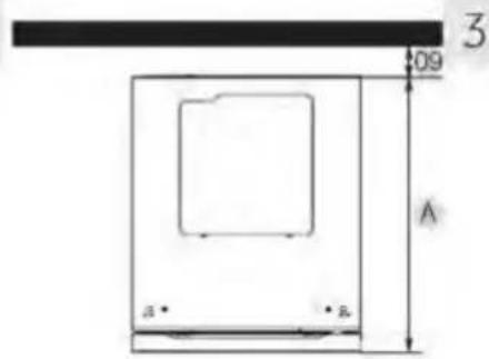 HAIER HWS127GGH1 - Benodigde ruimte - 3