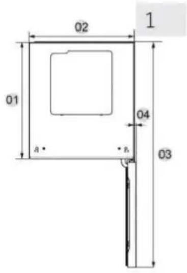HAIER HWS127GGH1 - Helyigény - 1