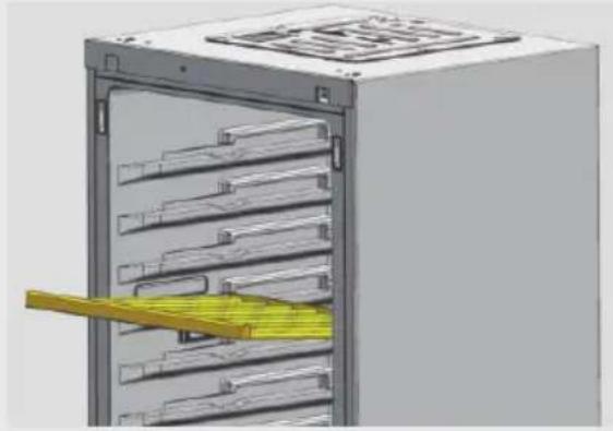 HAIER HWS127GGH1 - Cleaning the shelves: - 1