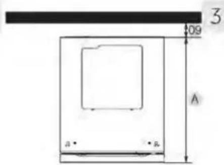 HAIER HWS127GGH1 - Requisiti di spazio - 3
