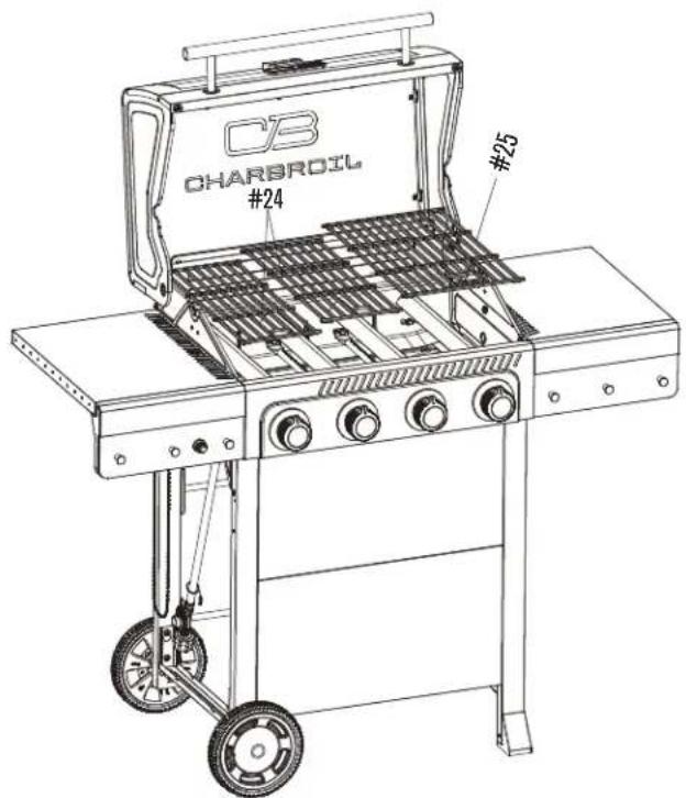 Char-Broil Performance 463351125 - ASSEMBLY / ASSEMBLAGE / ASAMBLEA - 2