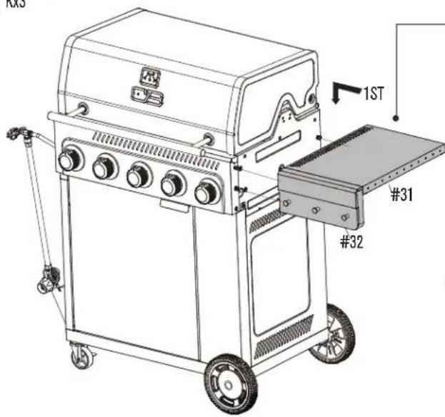 Char-Broil Performance FlavorMax 463463025 - ASSEMBLY / ASSEMBLAGE / ENSAMBLAJE - 6