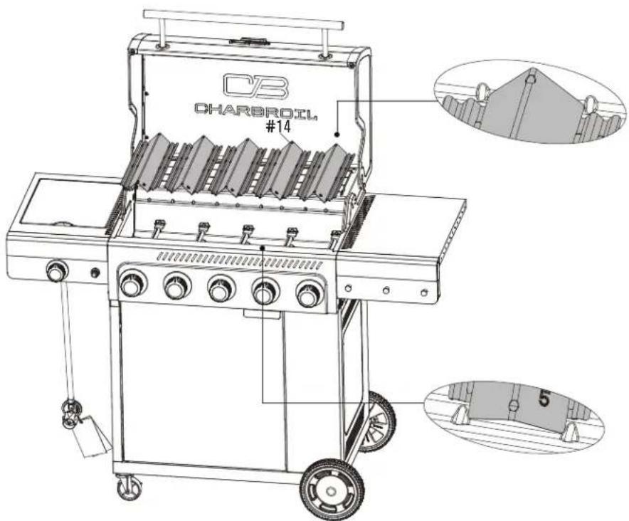 Char-Broil Performance FlavorMax 463463025 - ASSEMBLY / ASSEMBLAGE / ENSAMBLAJE - 2