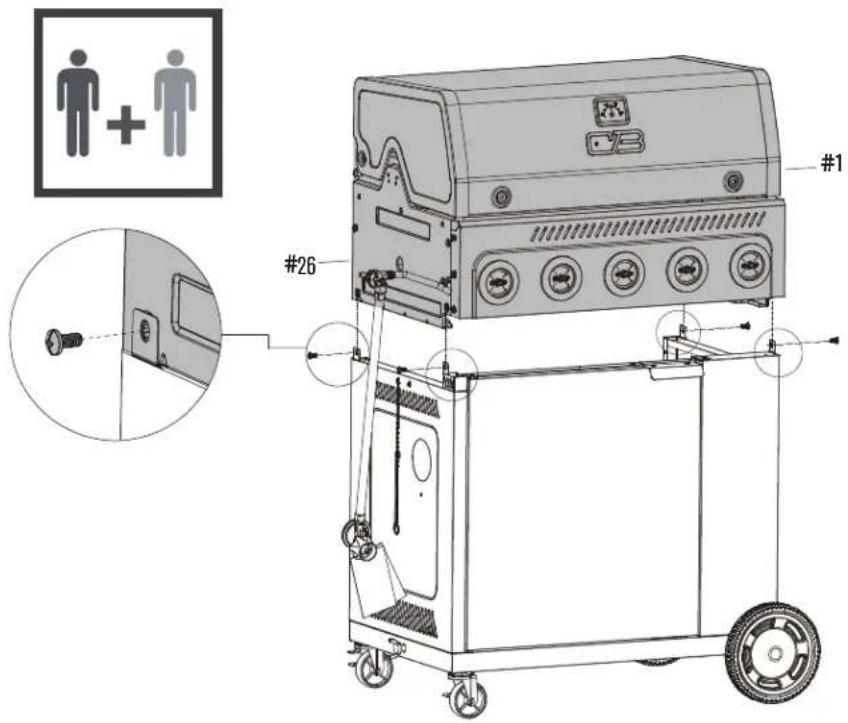 Char-Broil Performance FlavorMax 463463025 - ASSEMBLY / ASSEMBLAGE / ENSAMBLAJE - 2