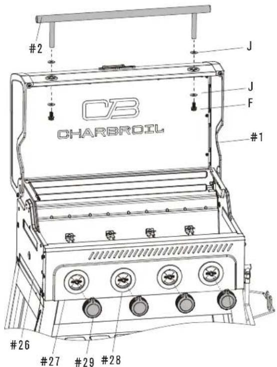 Char-Broil Performance FlavorMax - ASSEMBLY / ASSEMBLAGE / ENSAMBLAJE - 3