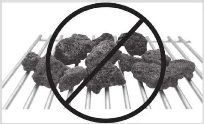 Char-Broil Performance FlavorMax 463463125 - Pierres de lave et briquettes - 1