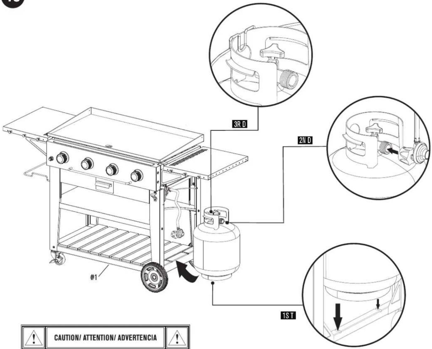 Char-Broil Performance 463259124 - ASSEMBLY / ASSEMBLAGE / ASAMBLEA - 1