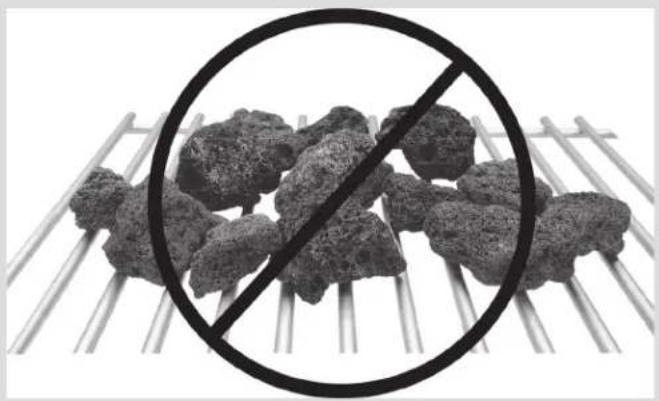 Char-Broil Performance FlavorMax 463348925 - Lava Rock / Briquettes - 1