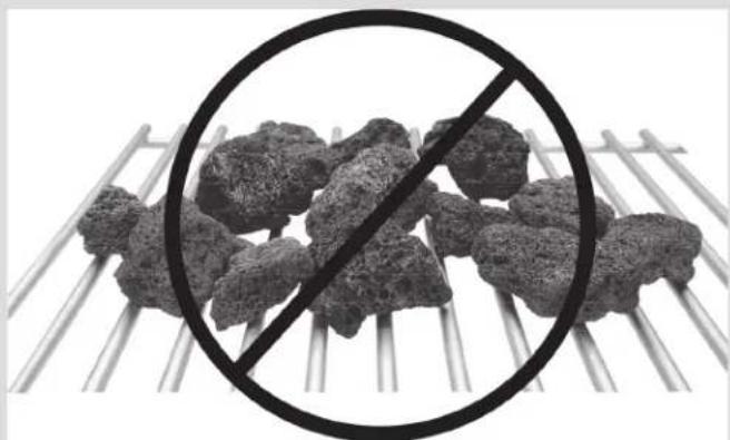 Char-Broil Performance FlavorMax 463348925 - Pierres de lave et briquettes - 1