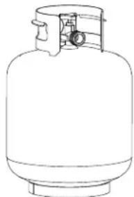 Char-Broil Performance FlavorMax 463348925 - Reservoir de gaz. - 2