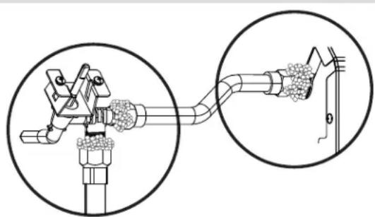 Char-Broil Performance FlavorMax 463348925 - Essai d'étanchéité des valves, des tuyaux et du régulateur - 2