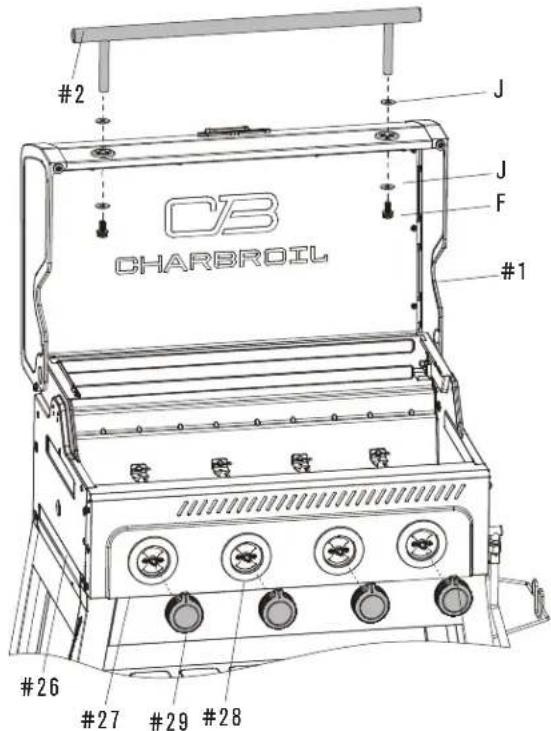 Char-Broil Performance FlavorMax 463348925 - ASSEMBLY / ASSEMBLAGE / ENSAMBLAJE - 3