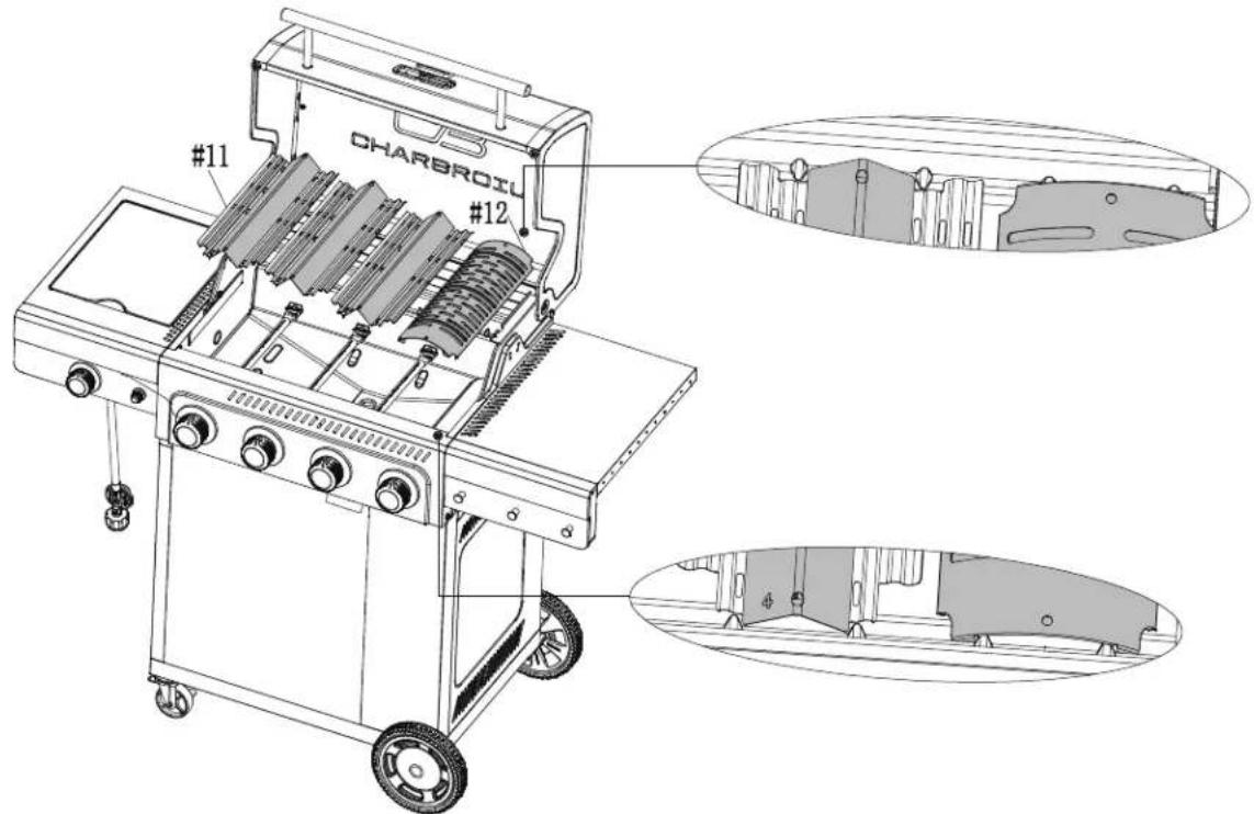Char-Broil Performance FlavorMax 463219225 - ASSEMBLY / ASSEMBLAGE / ASAMBLEA - 1