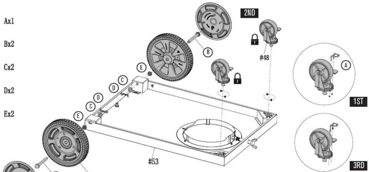 Char-Broil Performance FlavorMax 463219225 - ASSEMBLY / ASSEMBLAGE / ASAMBLEA - 6