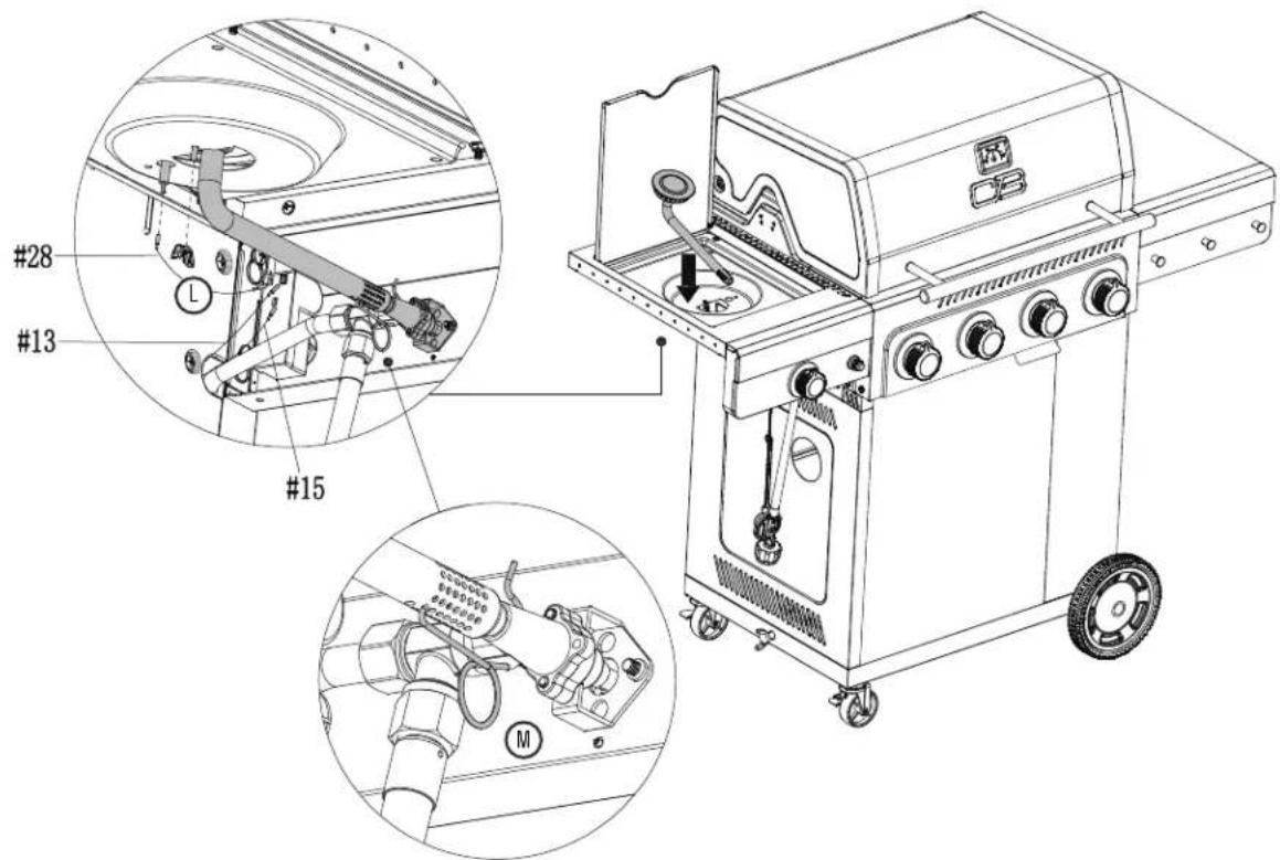 Char-Broil Performance FlavorMax 463219225 - ASSEMBLY / ASSEMBLAGE / ASAMBLEA - 3