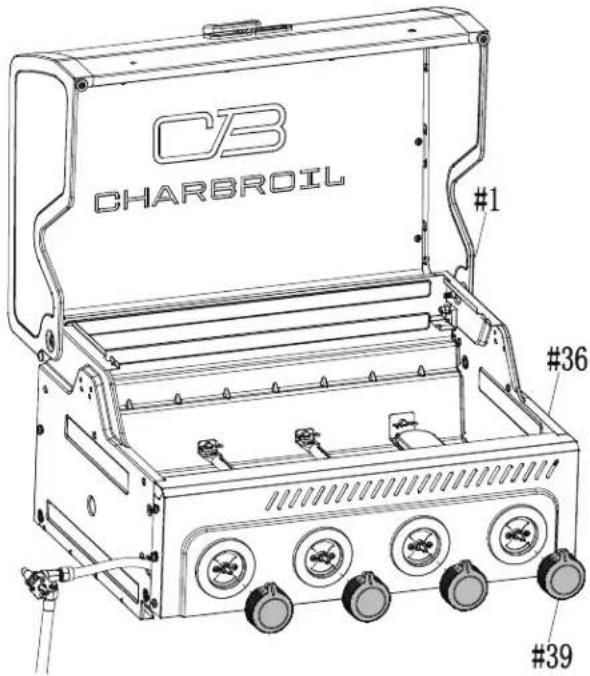 Char-Broil Performance FlavorMax 463219225 - ASSEMBLY / ASSEMBLAGE / ASAMBLEA - 1