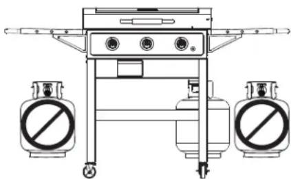 Char-Broil Versa-Tile 463717325 - PELIGRO - 1