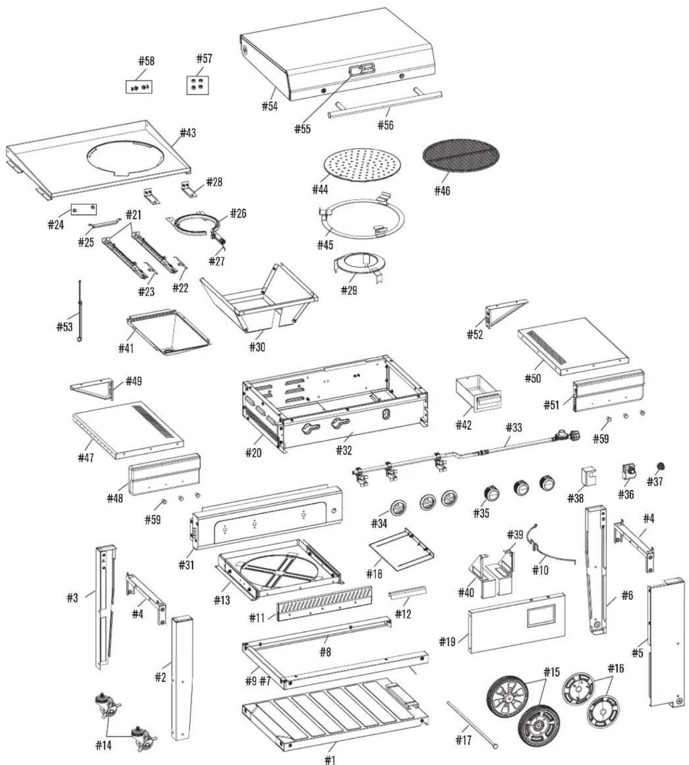 Char-Broil Versa-Tile 463717325 - NOTES / REMARQUES / NOTAS - 1