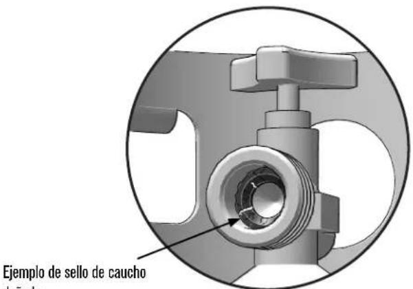 Char-Broil Versa-Tile 463717325 - INSPECCIÓN DEL SELLO DE GOMA DEL CILINDRO DE GAS L.P. - 2
