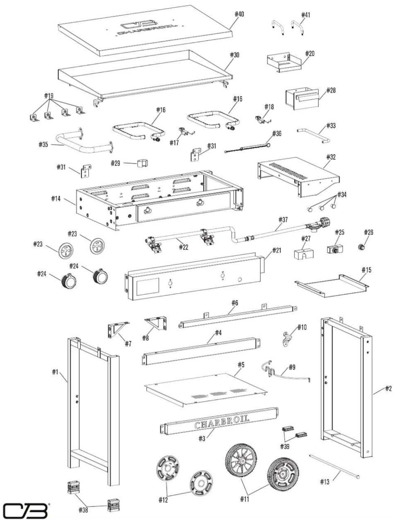Char-Broil Performance 463814025 - NOTES/ REMARQUES/ NOTAS - 1