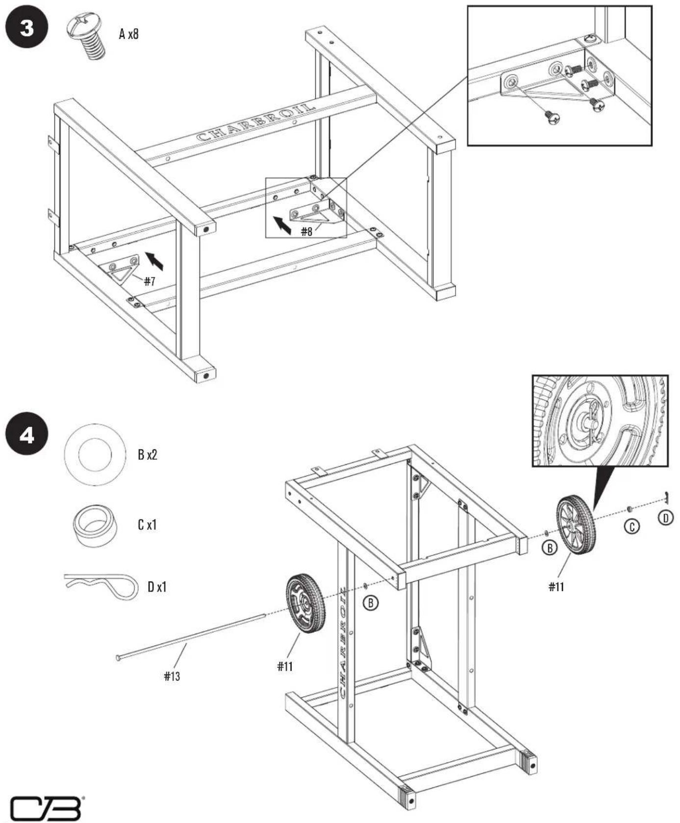 Char-Broil Performance 463814025 - ASSEMBLY / ASSEMBLAGE / ASAMBLEA - 1