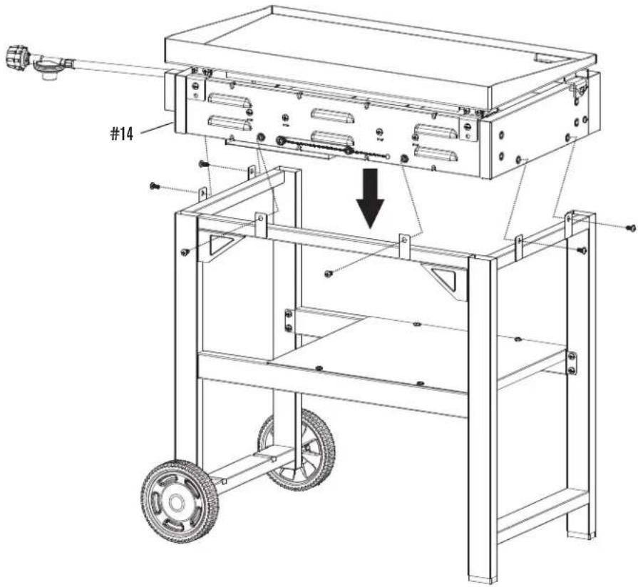 Char-Broil Performance 463814025 - ASSEMBLY / ASSEMBLAGE / ASAMBLEA - 3