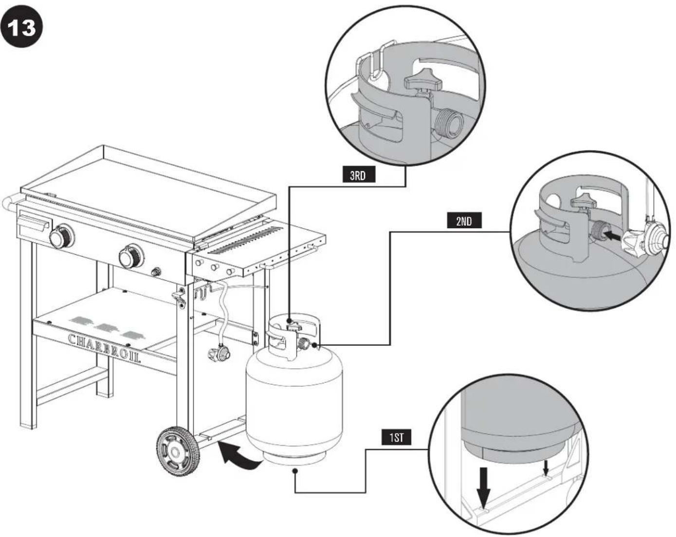 Char-Broil Performance 463814025 - ASSEMBLY / ASSEMBLAGE / ASAMBLEA - 1