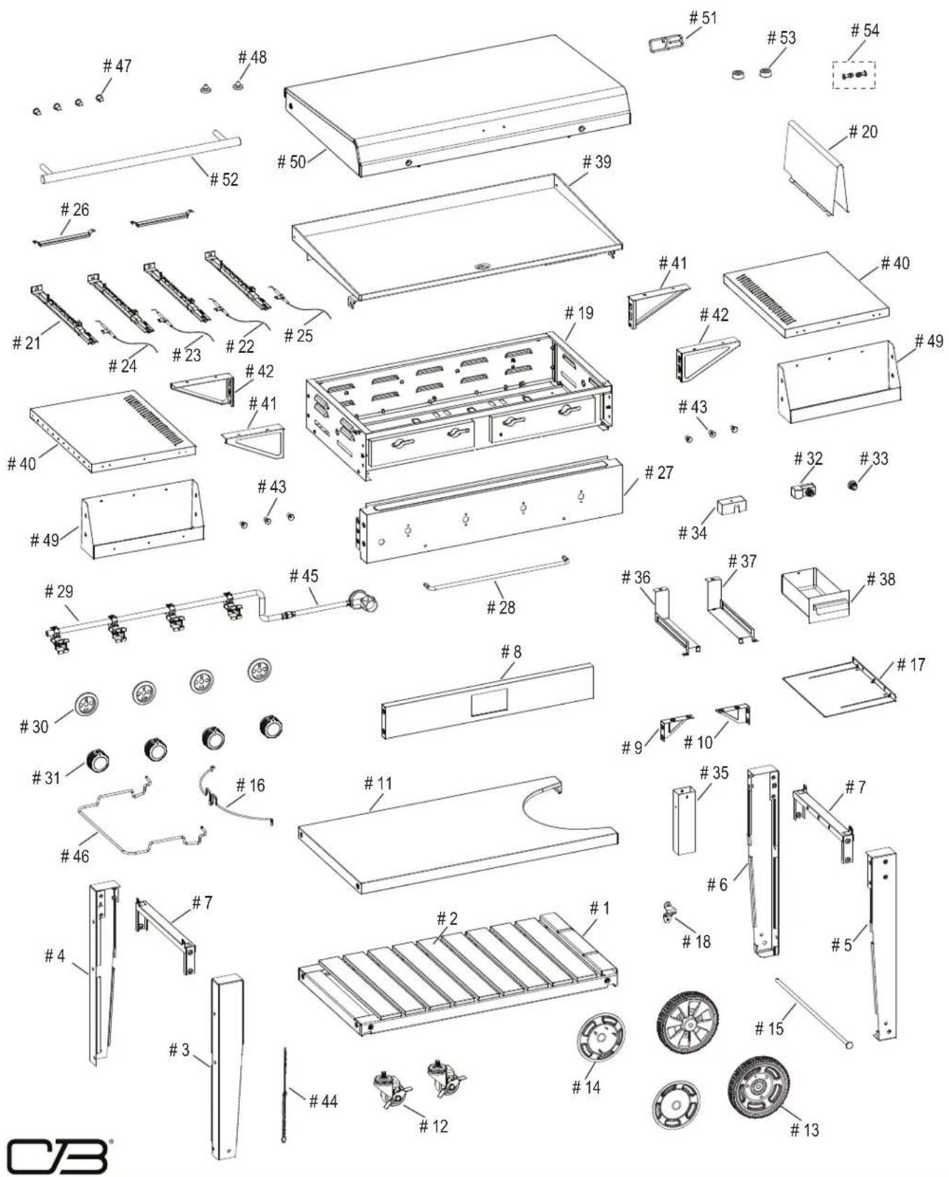 Char-Broil Performance 463814225 - NOTES/ REMARQUES / NOTAS - 1